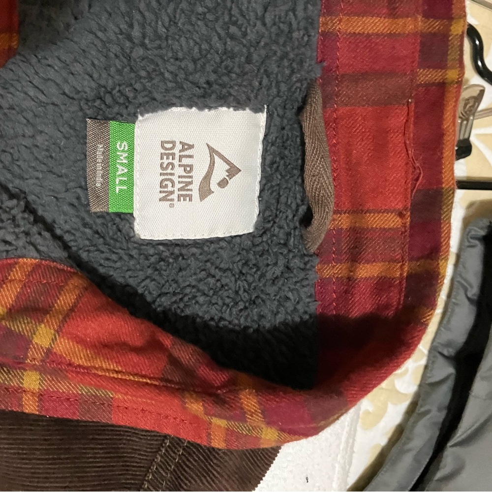 Alpine Design Plaid Jacket - Red and Brown